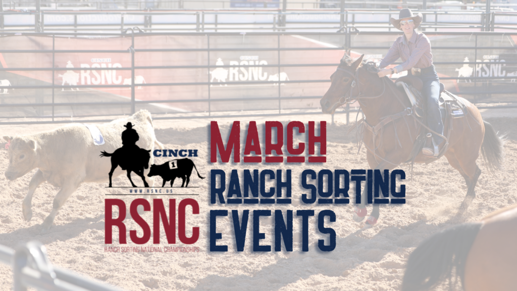 Ranch Sorting Events: March 2026