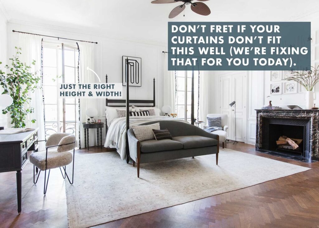 Curtain Solutions: Let’s Talk About Curtains That Are Too Short Or Narrow (+ 5 Actually Good Ways to Make Them Work)
